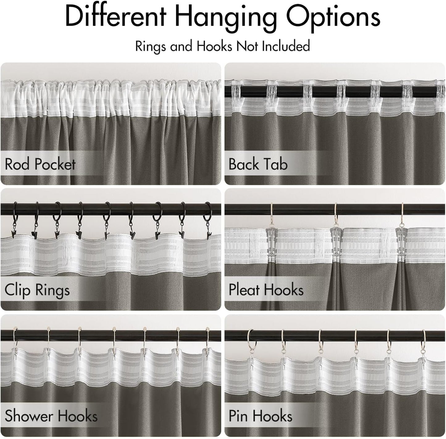 MIULEE Silver Gray Velvet Curtains 108 inches 2 Panels - Luxury Room Darkening Window Drapes for Bedroom Living Room Thermal Insulated Super Soft Blackout Extra Long, Back Tab Rod Pocket Pinch Pleated