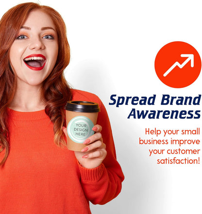 100 Custom Vinyl Stickers - Upload Your own Image, Text, Design, Logo - Personalized Logo Labels for Handmade, Packaging, Bottle, Jars, Candle, Brand Stickers (Mint, 3x3)