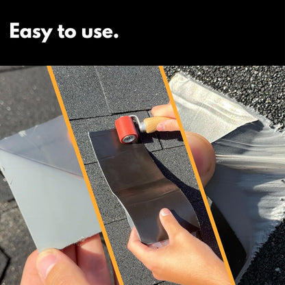 HSS RV Sealant Tape with MicroSealant - Waterproof Commercial Roofing Tape for Roof and RV Repair - UV- & Weatherproof - White - 4 inch x 25 ft.