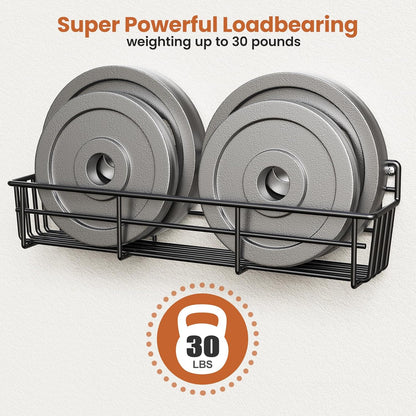 Spice Rack wall mounted 6 Pack, Space-Saving Spice Organizer for Spice Jars and Seasonings,Screw or Adhesive Hanging Spice Rack Organizer for Your Kitchen Cabinet,or Pantry Door