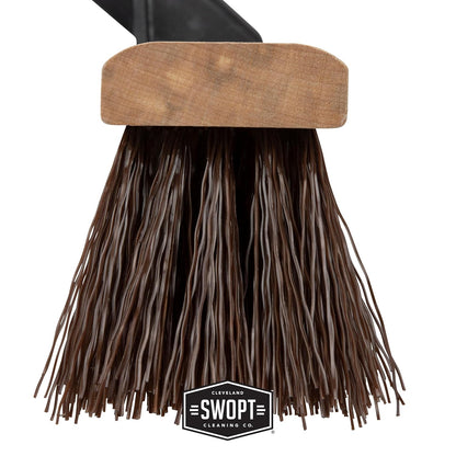 SWOPT 24” Premium Rough Surface Push Broom Head — Outdoor Push Broom for Driveways, Sidewalks, Patios — Cleaning Head Interchangeable with All SWOPT Cleaning Products for Efficient Cleaning & Storage