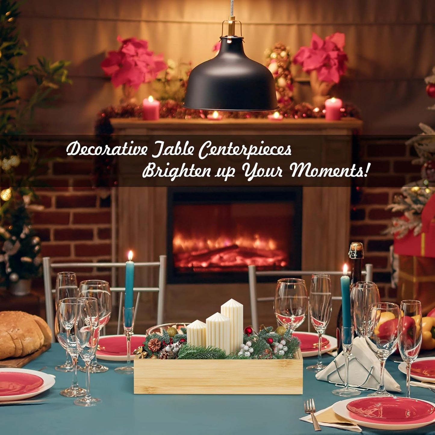 Kitchen Drawer Organizer Bins, Stackable Bamboo Drawer Organizer for Silverware, Flatware, Coffee Pod Organizer K Cup Holder for Countertop, 2 Pcs Coffee Station Organizer 12" x 6" x 2.5"