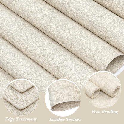 SUEH DESIGN Faux Leather Placemats Set of 6, Wipeable Place Mats Heat Resistant Table Mats Waterproof Dining Table Placemats for Indoor Outdoor Kitchen Dining Table