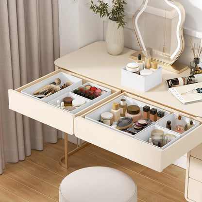 DIMJ Drawer Organizer Clothes - 16 Pack Baby Dresser Organizer for Nursery, Foldable Drawer Organizer Bins for Closet Bedroom Organization, Fabric Clothes Storage Dividers for Underwears, Socks, Bras