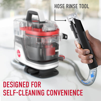 Hoover CleanSlate Plus Portable Carpet + Upholstery Spot Cleaner Machine, Powerful Suction with Versatile Tools, Pet Stain Remover, Car and Auto Detailer, Pair with Hoover Carpet Cleaner Solution