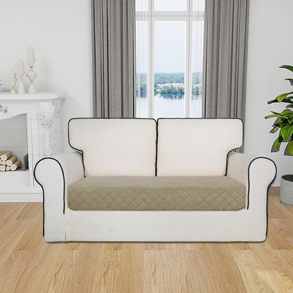 Easy-Going Sectional Couch Covers for Dogs L Shape Sofa Cover Reversible Sofa Slipcover Chaise Lounge Cover Furniture Protector Cover for Pets Dog Cat (30 x 50 inches, Beige/Beige)
