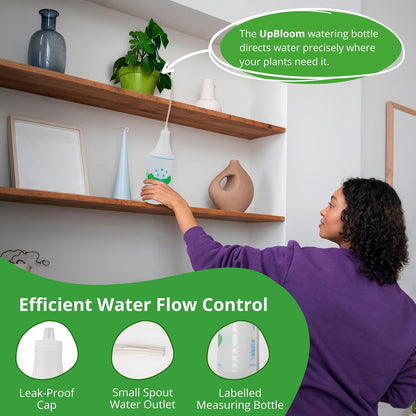 UpBloom - 32 Oz Squeeze Bottle for Hanging Plants, Squirt Bottle/Water Container for Outdoor/Indoor Made in USA - Great Alternative for Can (2-Pack)