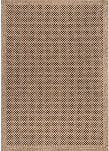 CAMILSON Easy Jute Rug 6x9, Indoor Outdoor Natural Color Fiber Area Rugs for Living Room Patio and Kitchen Rug, Sisal Boho Woven Design, Easy-Cleaning, Washable Outside Carpet Alfombras para(6 x 9)