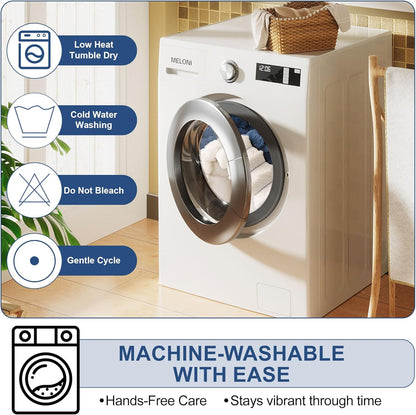 OTOB All Seasons Sofa Covers for 3 Cushion Couch Washable, Fuzzy Non Slip Kids & Pet Friendly Couch Cover Furniture Protector, Soft Plush Sofa Slipcovers Dog Bed Mats (Navy Blue, 31.5" x 70.9'')