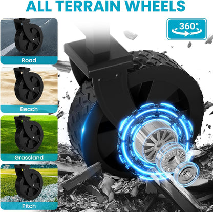 Collapsible Folding Wagon with Tailgate, Wagons Carts Foldable with 350lbs Capacity, Lightweight Portable Utility Wagon Cart for Shopping Camping Sports Garden (Green)