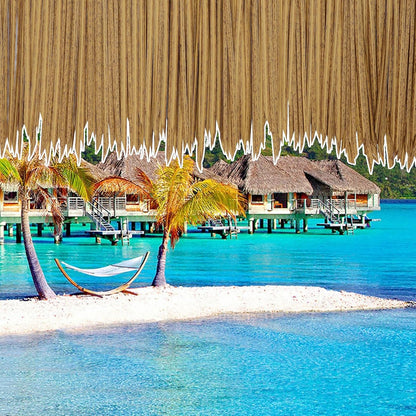 Straw Roof Thatch –Mexican Style Artificial Palm Thatch Rolls,Tiki Bar Hut Grass Duck Boat Blinds Grass Runner Rolls Palapa Thatch Roofing for Garden Patio Umbrella Covers Fence Party Decoration