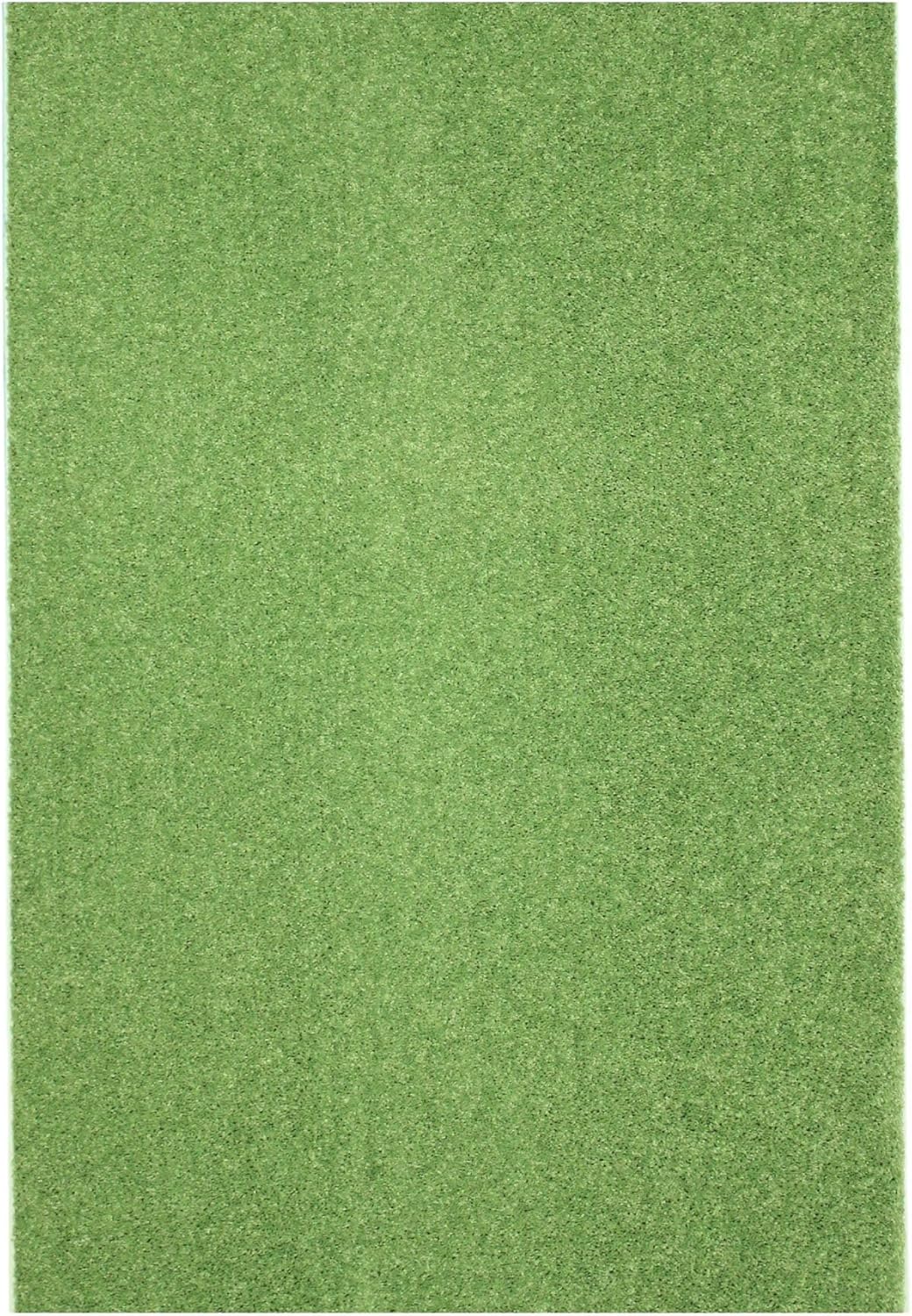 KOECKRITZ Soft and Colorful Kids Classroom Area Rugs (Passes Flammability Pill Test) Many Sizes and Bright Colors to Select from (8' x 10', Lime)