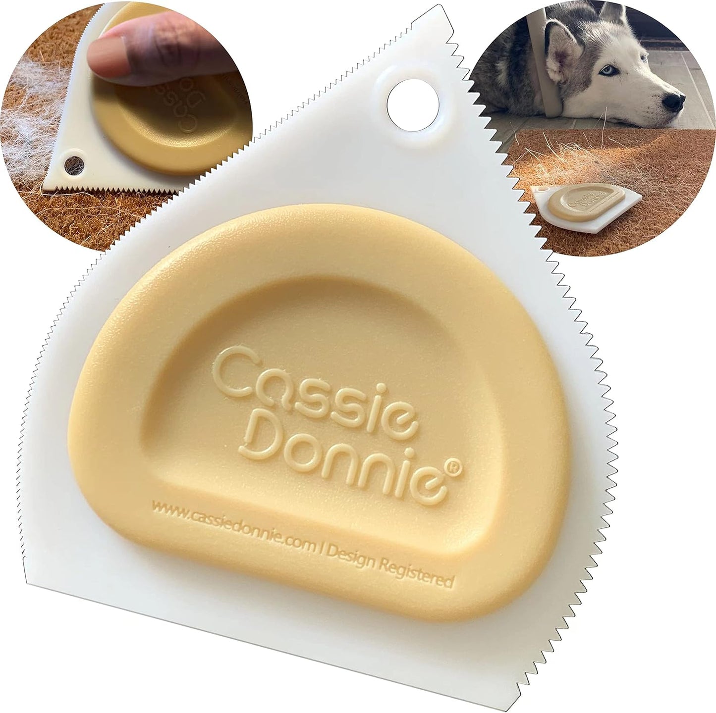 Mini Pet Hair Detailer, Pet Hair Remover for Carpet Couch Bedding Sofa, Car Interior Auto Detailing Supplies, Dog Cat Fur Reusable Brush for Furniture