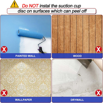 Suction Cup Hooks, Shower Hooks for Inside Shower – Removable Towel Hooks for Bathroom Window Glass Mirror Tile, Bath Robe Looafh Hook for Hanging – Waterproof & Rustproof, Black (4 Pack)