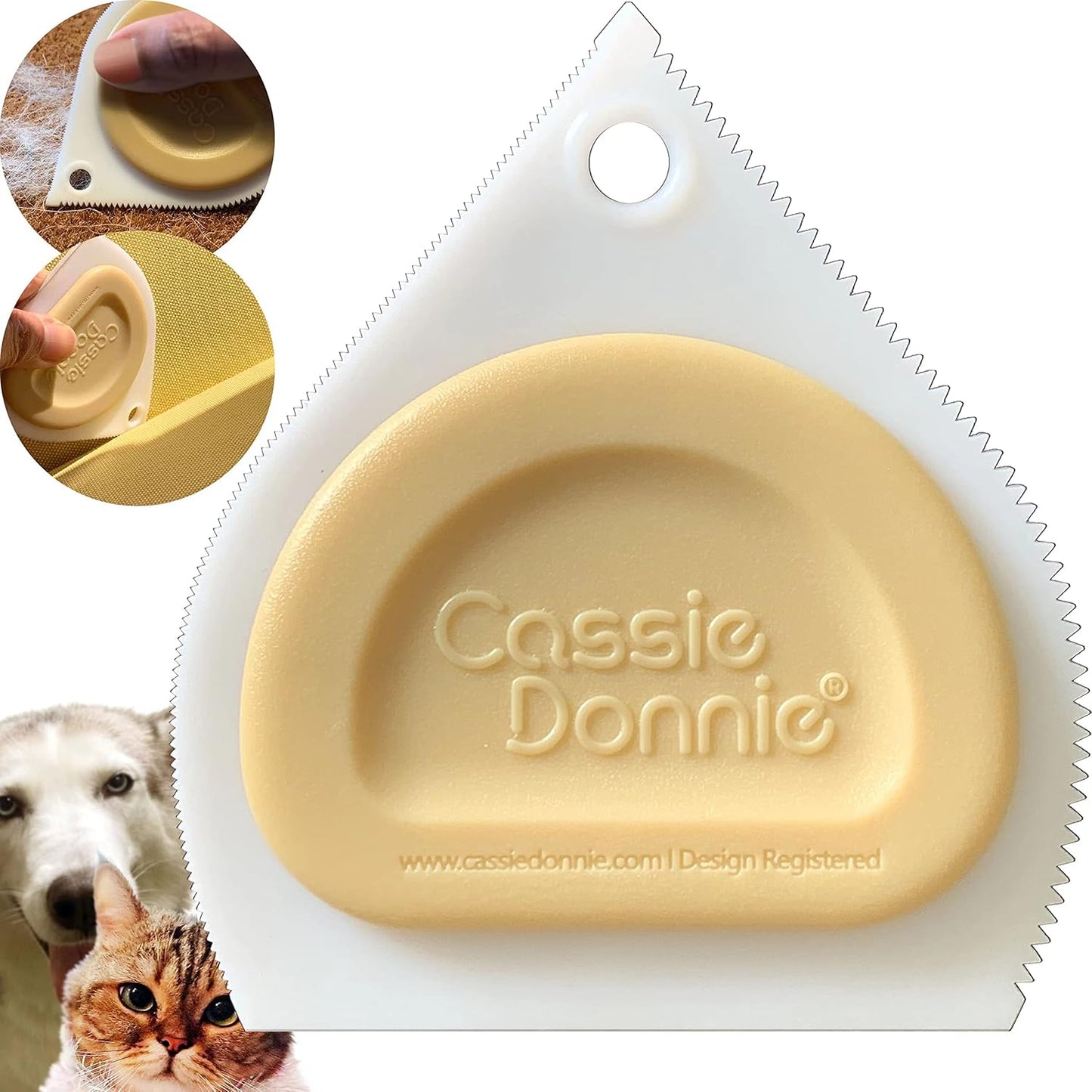 Mini Pet Hair Detailer, Pet Hair Remover for Carpet Couch Bedding Sofa, Car Interior Auto Detailing Supplies, Dog Cat Fur Reusable Brush for Furniture