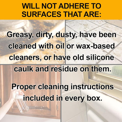 InstaTrim The Original Flexible Trim - 50ft Ivory 3/4" Wide Caulk Tape - Adhesive Trim with Many Uses Including Caulking for Bathtubs, Sinks, Counters, Tile, Floors - Made in USA