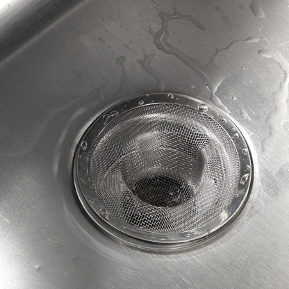 Juvale 4-Pack Stainless Steel Kitchen Sink Drain Strainer - Mesh Screen Sink Strainer and Hair Catcher for Bathroom (4.3", 2.8" and 2.1")
