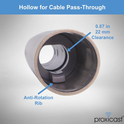 Proxicast Starlink Antenna Adapter for J-Max Antenna Mounts - Stainless Steel Coupler for V2 Rectangular Starlink Satellite Dish Antenna (ANT-800-SA1)