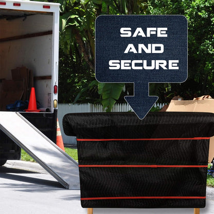 12 Pack Variety Extra Large Moving Rubber Bands for Furniture and Moving Blankets - Extra Strength Rubber Mover Bands - 42", 30" and 26" Length - Moving Supplies by Kitchentoolz