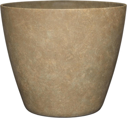 Classic Home and Garden Vogue Planter Pots w/Pottery Quality Finish - Modern Indoor & Outdoor Flower Pots - UV-Resistant Porch Planters - Decorative Pot for Flowers & Herbs (8” Earth)