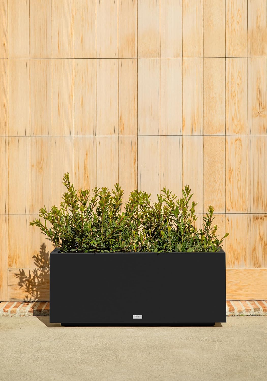 Veradek Block Series Long Box Planter - Large Rectangular Planter for Indoor or Outdoor Patio/Porch | Durable All-Weather Use with Drainage Holes | Modern Décor for Tall Plants, Flowers or Shrubs