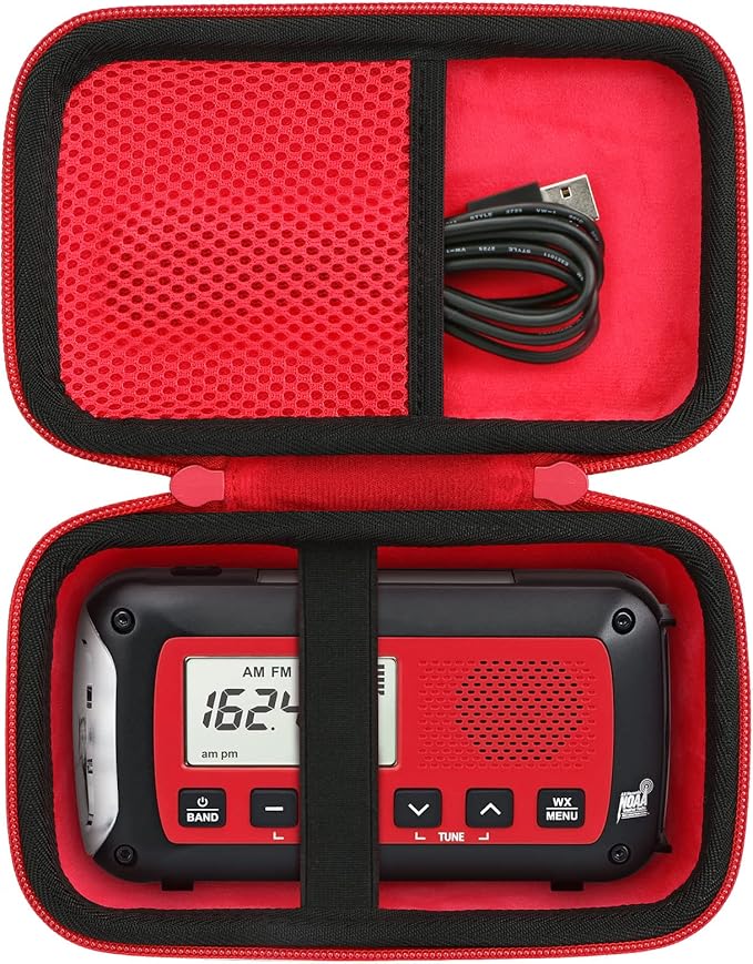 co2CREA Hard Case Replacement for Midland ER40 Emergency Crank Radio Weather Alert Radio