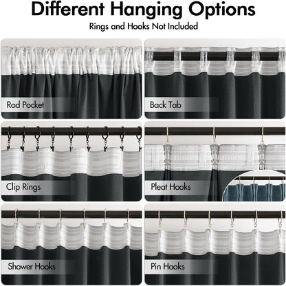 MIULEE Stone Blue Velvet Curtains 96 inches Long 2 Panels - Luxury Pinch Pleated Room Darkening Window Drapes for Bedroom Living Room Thermal Insulated Super Soft, Back Tab Rod Pocket Light Blue