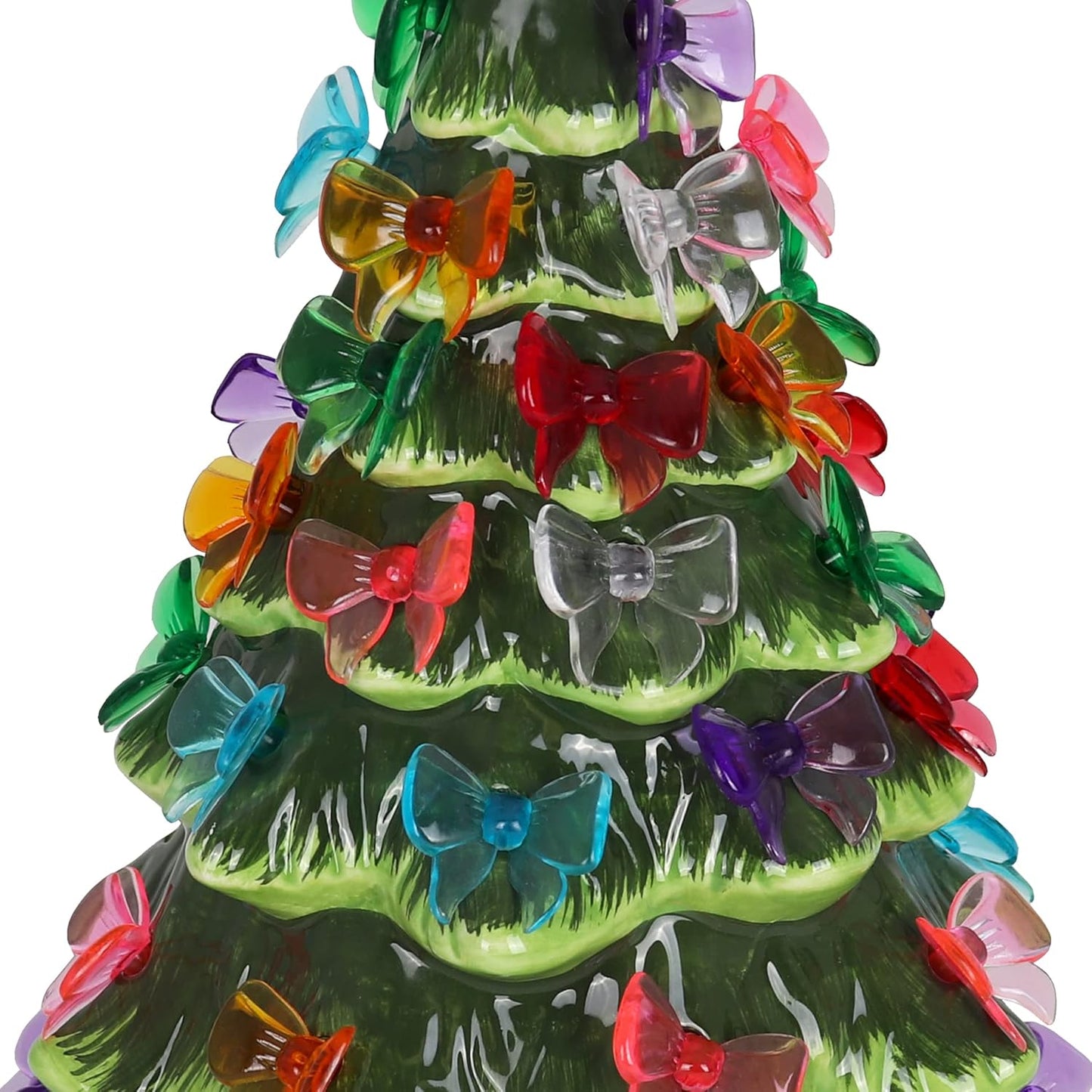 Ceramic Tree Replacement Bulbs - Bulbs for Vintage Ceramic Christmas Tree - Ceramic Christmas Tree Lights - Ceramic Christmas Tree Bulbs - Ceramic Christmas Tree Replacement Lights (Bows, 1200)