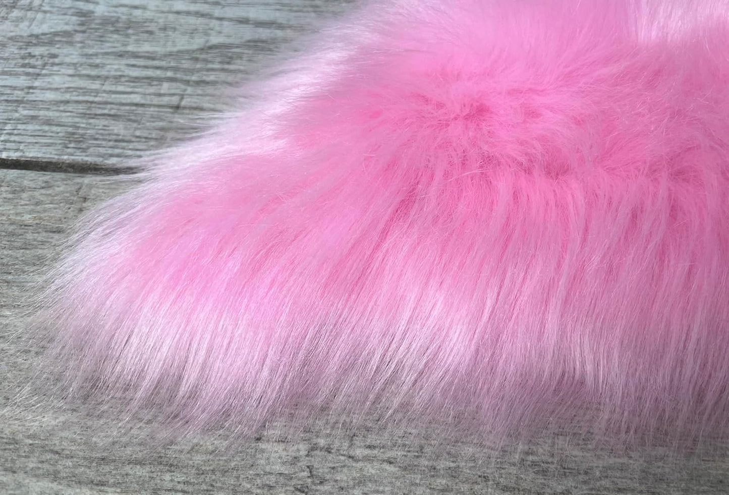 LAMBZY Faux Sheepskin Super Soft Hypoallergenic Free Shape Silky Shag Rug, Luxury Shaggy Plush Carpet for Bedrooms Living Kids Room Sofa Rugs (Pink, Octo 8 Pelts 6'x8')