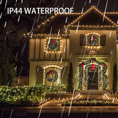 Dazzle Bright 132FT 400 LED Christmas Lights, Christmas String Lights Plug in with 8 Modes, Waterproof Christmas Decorations for Xmas Indoor Outdoor Party Home Tree Decor, Warm White