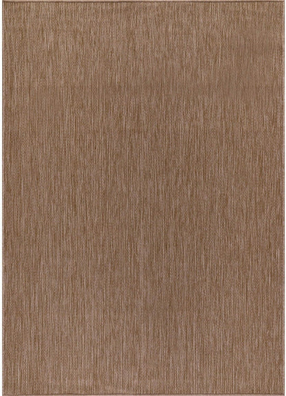 CAMILSON Outdoor Rug 6x9 Modern Area Rugs for Indoor and Outdoor Patios and Porches - Waterproof, Washable, Non-Shedding, Easy-to-Clean Outside Carpet (6 x 9, Solid - Jute)