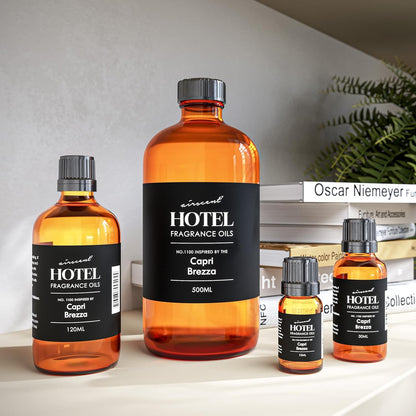 AirScent Capri Brezza Diffuser Oil No. 1100 - Volcano-Inspired Premium Fragrance Oil for Ultrasonic and Waterless Diffusers and Crafting - 10 mL, 0.34 fl oz Glass Bottle with Dropper