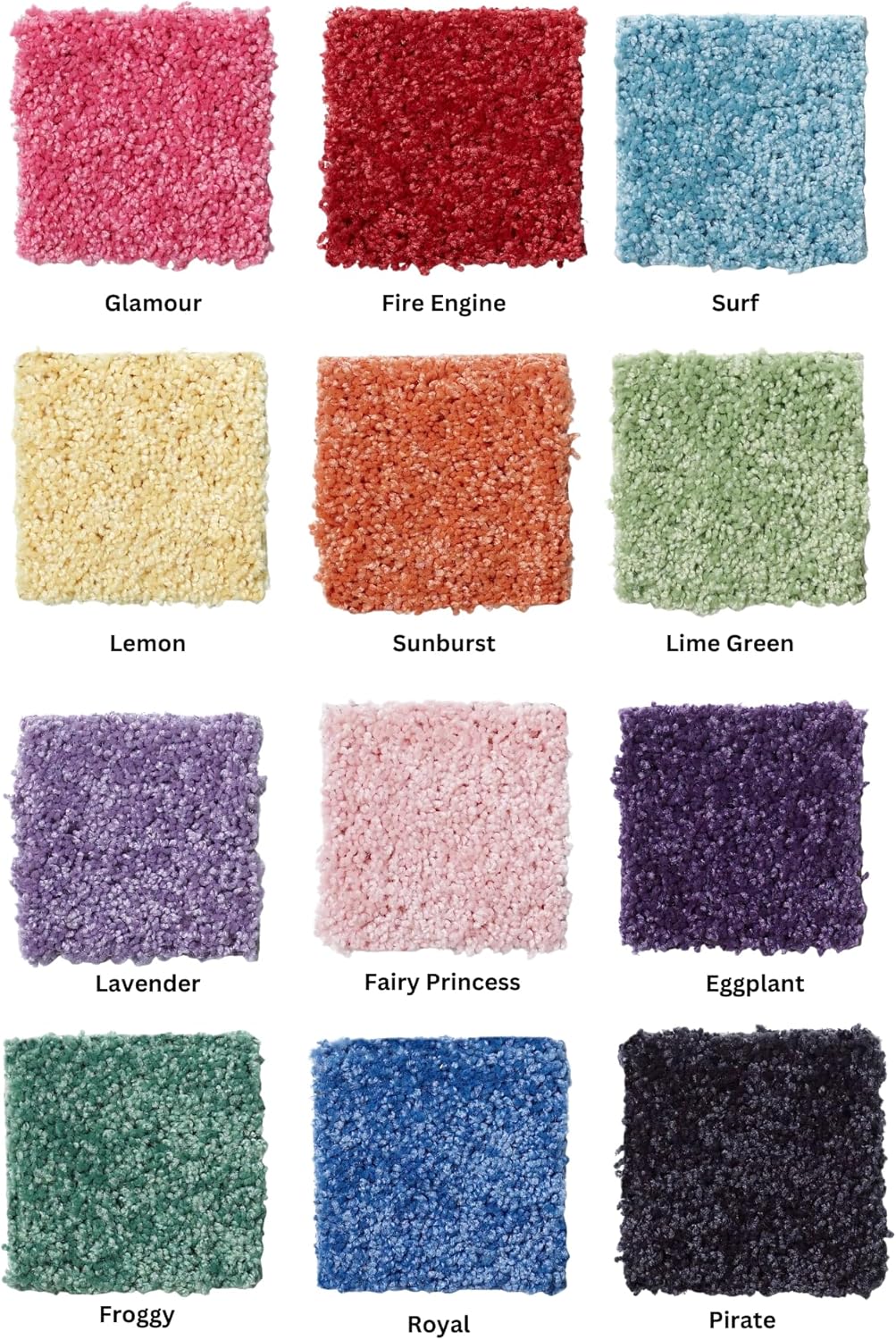 KOECKRITZ Soft and Colorful Kids Classroom Area Rugs (Passes Flammability Pill Test) Many Sizes and Bright Colors to Select from (6' x 6', Glamour)