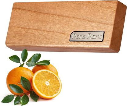 4 Refreshing Scent Bags Wood Car Air Freshener Vent Clip (Burlywood, Summer Night)- Natural Scent Diffuser for Car, Truck & SUV Premium Essential Oil Starter Kit Gift for Men & Women