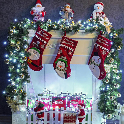 2 Pack Christmas Lights Outdoor, Total 200FT 600LED Christmas Tree Lights with 8 Modes Waterproof, Green Wire String Twinkle Lights for Indoor House Patio Yard Party Xmas Decorations, White