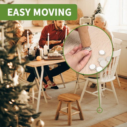 Furniture Sliders for Carpet 48 PCS - 1 inch Furniture Moving Slider Chair Legs Floors Protectors Appliance Slider for Kitchen Appliances
