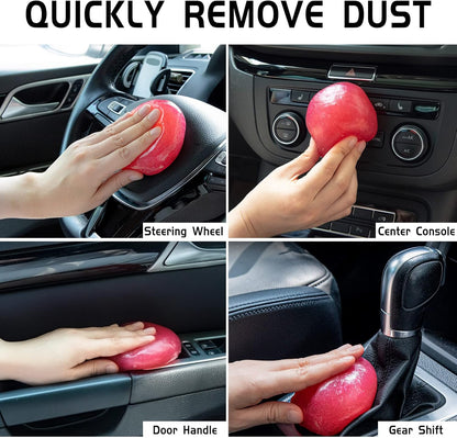 TICARVE 2Pack Cleaning Gel Car Putty Car Clean Putty Gel Auto Tools Car Interior Cleaner Car Cleaner Car Cleaning Slime Car Assecories Keyboard Cleaner Rose (320g/11.2oz)