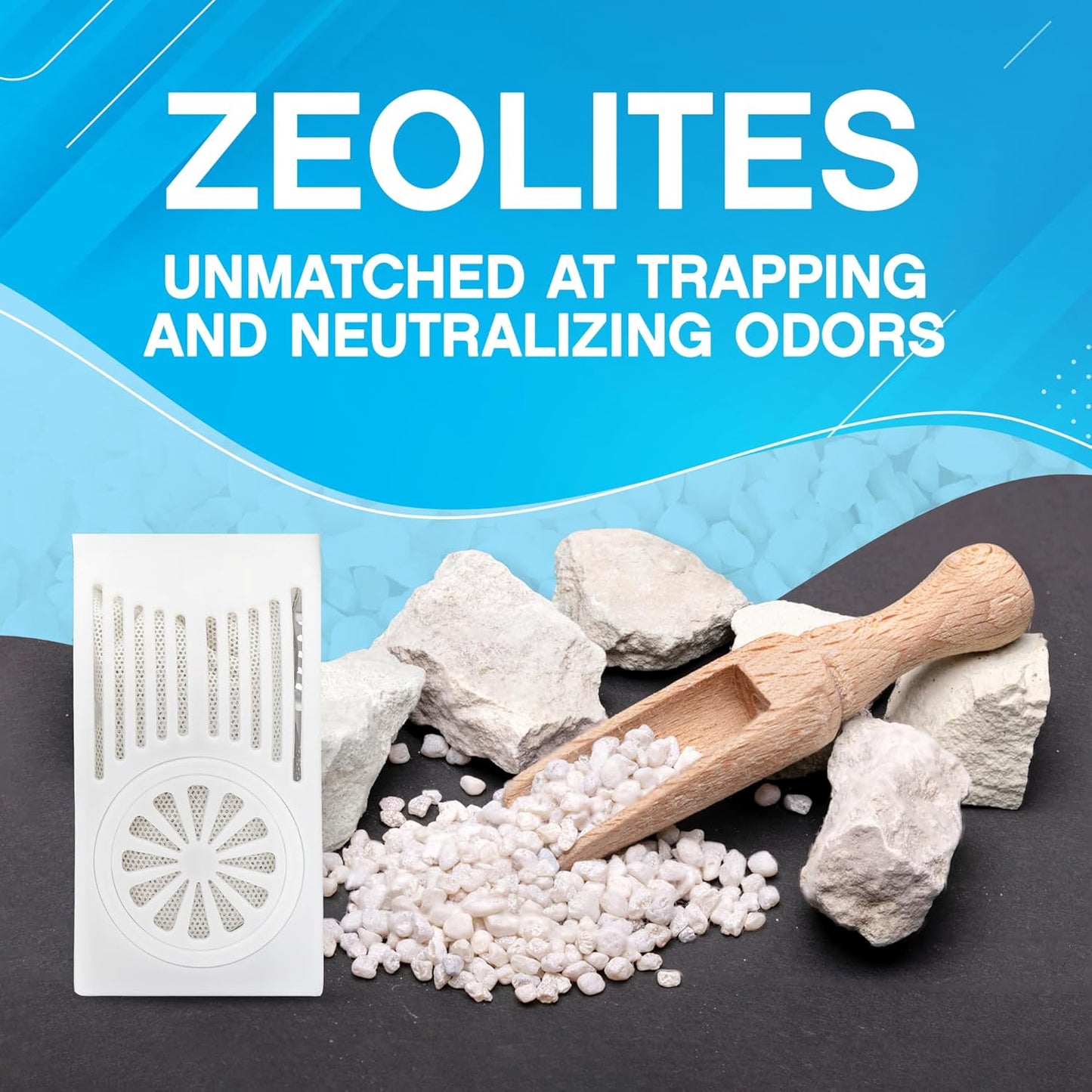 NonScents Refrigerator Deodorizer – Odor Eliminator for Fridge & Freezer – Outshines Baking Soda & Deodorizer with Activated Charcoal – Unscented & Long-Lasting, Freshen Refrigerator (4-Count)