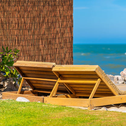 Brown 6FT X 16.4FT Reed Fencing Roll, Balcony Privacy Reed Shade Bamboo Fencing Garden Fence Border, Wind Block Sunshade Fence Screen for Outdoor Yard Patio Flower Bed Edge