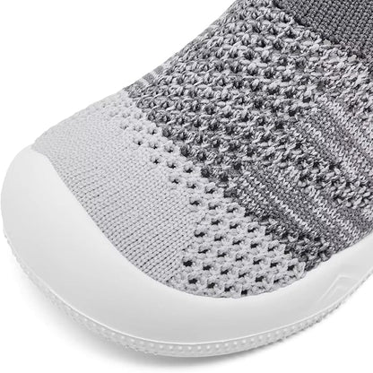 Eashi Baby Boy Girl Non-Skid Indoor Infant Walking Shoes Breathable Warm Elastic Sock Shoes with Memory Sole Protect Toes Outdoor Sneakers