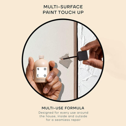 soto Paint Touch Up, No. 07 In Situ White (Warm Off-White) Quick Drying, Matte Finish, Super Adhesion, 1.5 Oz