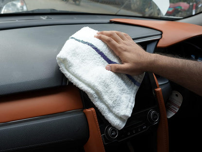 Avalon Towels Terry Bar Mop Towels (Value Pack of 36) Size 16"x19" – Absorbent and Durable, Multipurpose Cleaning Rags, Cotton Cleaning Cloths, Terry Cloth Rags, Reusable Shop Rag