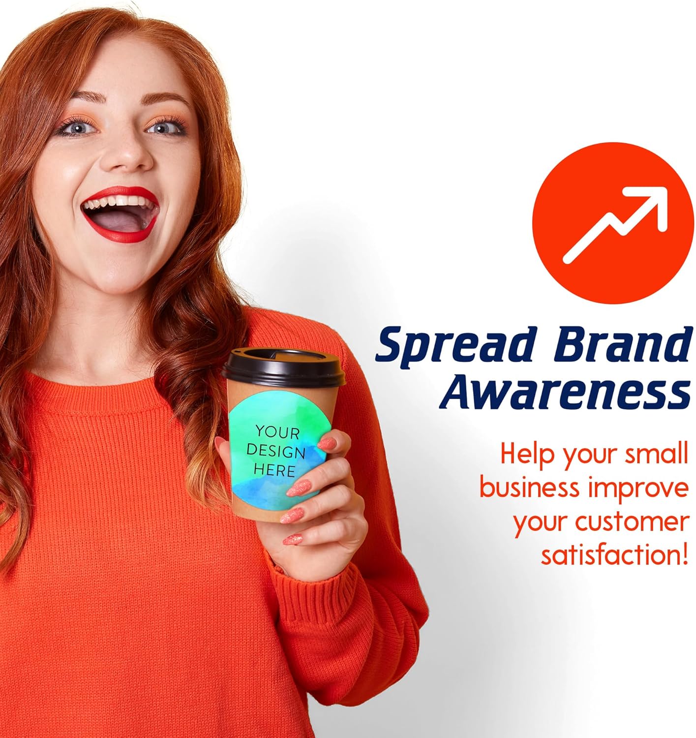 100 Custom Vinyl Stickers - Upload Your own Image, Text, Design, Logo - Personalized Logo Labels for Handmade, Packaging, Bottle, Jars, Candle, Brand Stickers (Blue Green, 6x6)