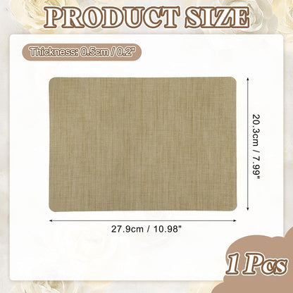 PATIKIL Linen Repair Patch, 8 x 11 Inch Self-Adhesive Linen Fabric Repair Patches for Sofa Couch Clothes Handbag Tents Car Seats Furniture, Khaki