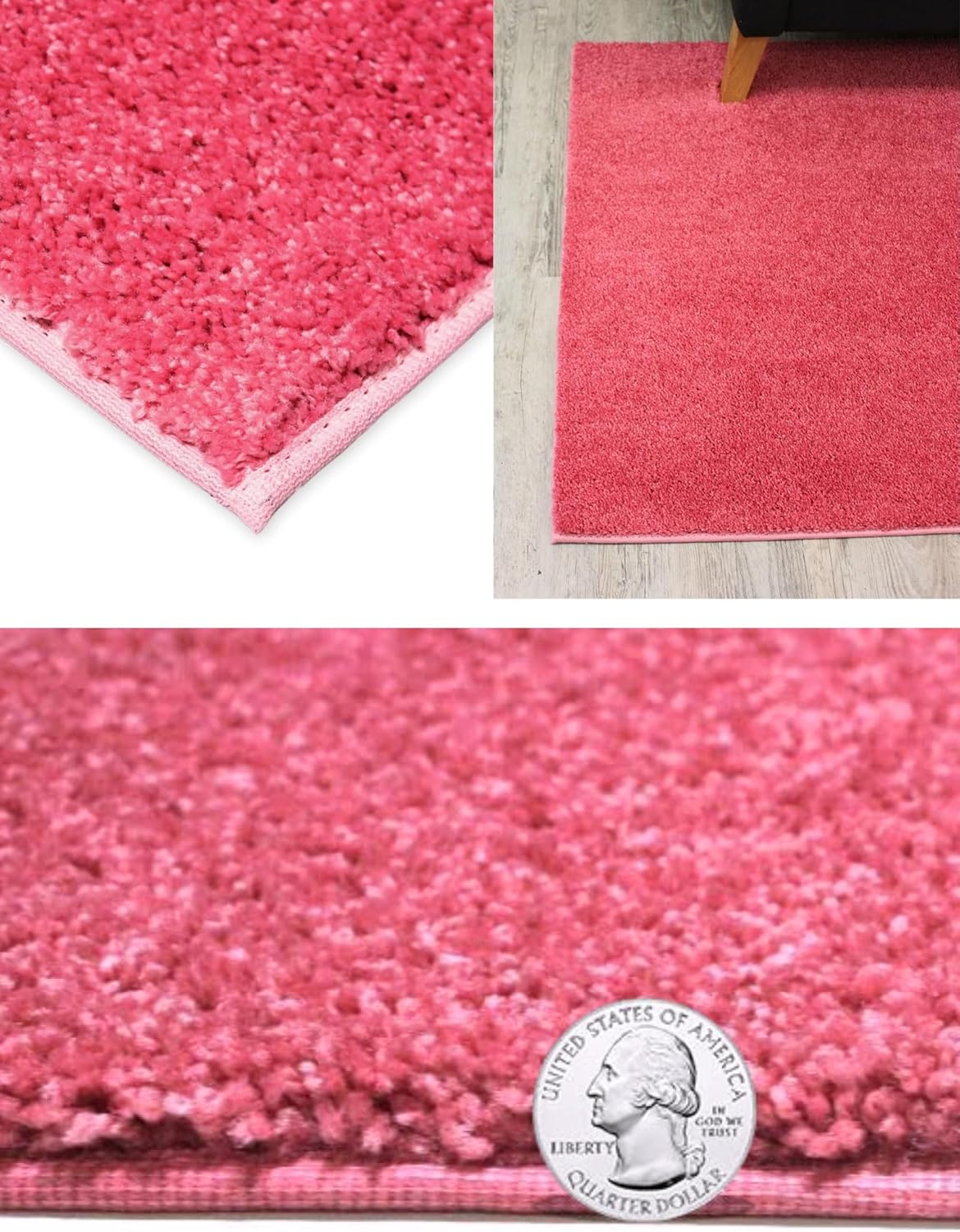 KOECKRITZ Soft and Colorful Kids Classroom Area Rugs (Passes Flammability Pill Test) Many Sizes and Bright Colors to Select from (3' x 12', Glamour)