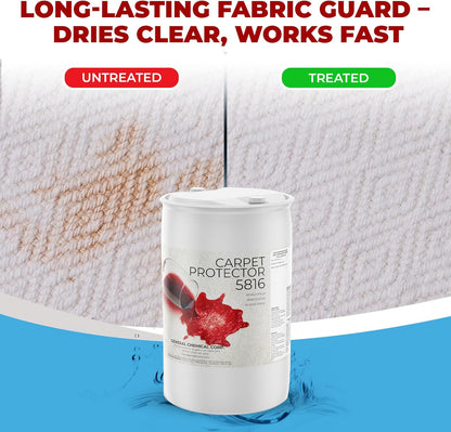 General Chemical Stain Shield Spray - Safe Fabric Protector Spritz and Stain Guard 5816 for Upholstery, Carpets, Rugs, Drapes & More - Impermeable Protectant Spray for Outdoor & Indoor Use - 55 Gallon