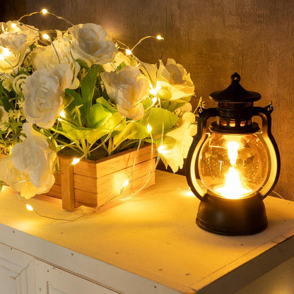 Solar String Lights for Outside,2 Pack 66FT 200 LEDs Solar Fairy Lights,Waterproof 8 Modes Button Outdoor String Light for Patio Garden Backyard Tree Wedding Christmas,Silver Wire,Warm White