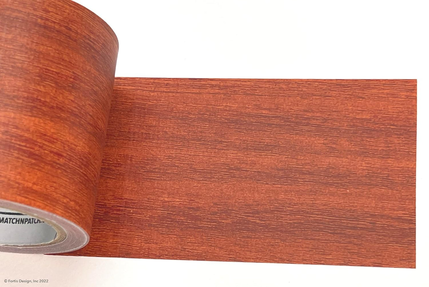 MATCH 'N PATCH Realistic Wood Grain Repair Tape - Durable Multi-Use Adhesive Tape for Furniture, Floors, Cabinets, Windows, Doors, RV, Home Decor & DIY Projects - Red Oak, 2.25 inch x 15 feet