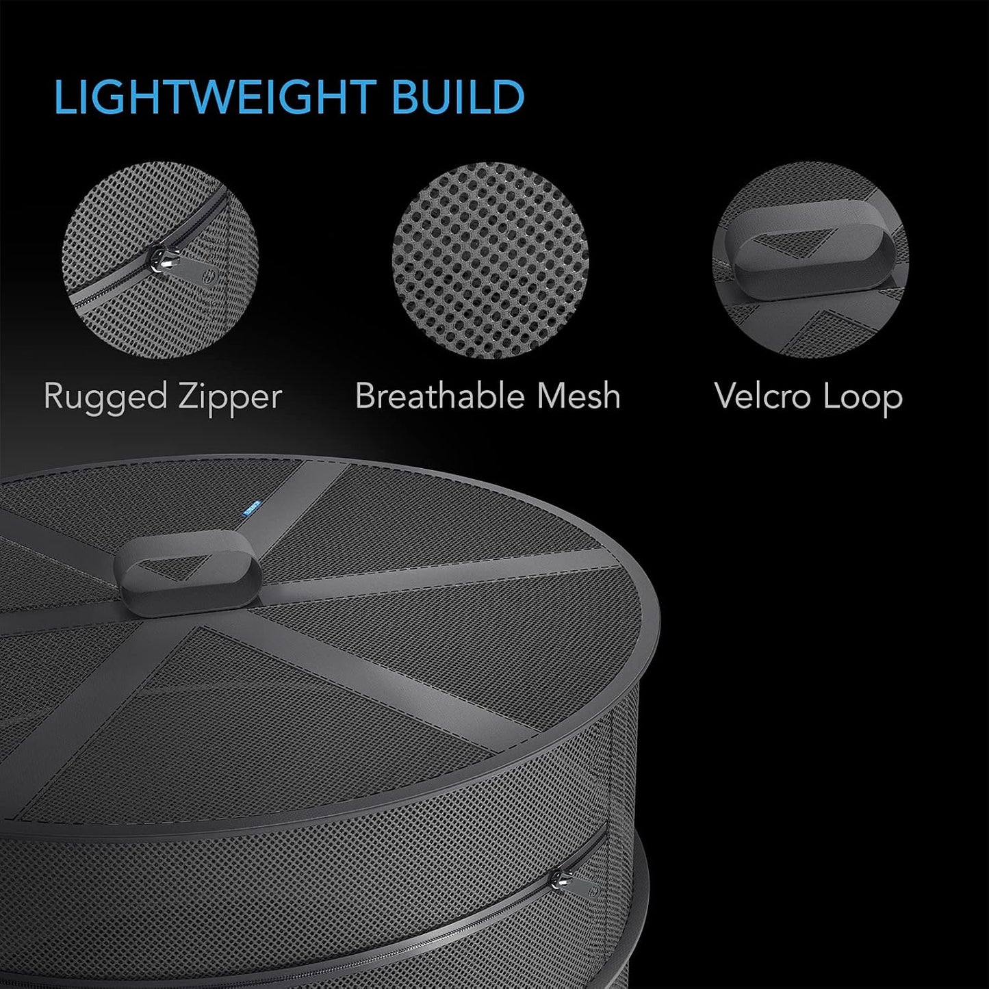 AC Infinity Herb Drying Rack, 4-Layer Hanging Mesh Net for Plants, Seeds, and Buds, 24" Diameter Fit in Grow Tents Closets Hydroponics