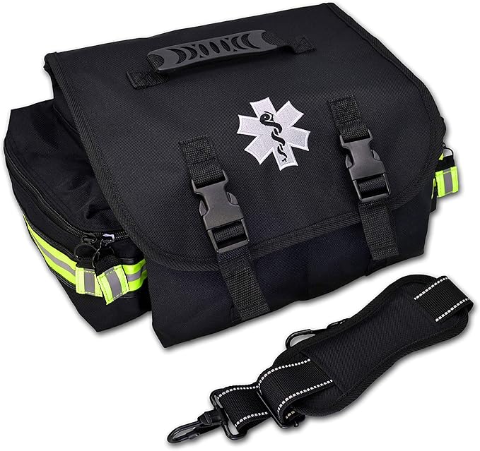 Lightning X Small Medic First Responder EMT Trauma Bag Stocked First Aid Trauma Fill Kit A Stealth Black